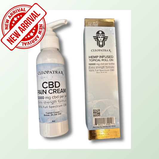 Cleopatra Rx CBD Pain cream 12000mg