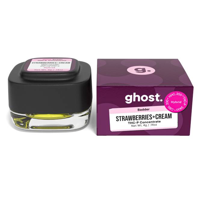 CBDWellnessplus Ghost Wax Badder- Strawberries + Cream