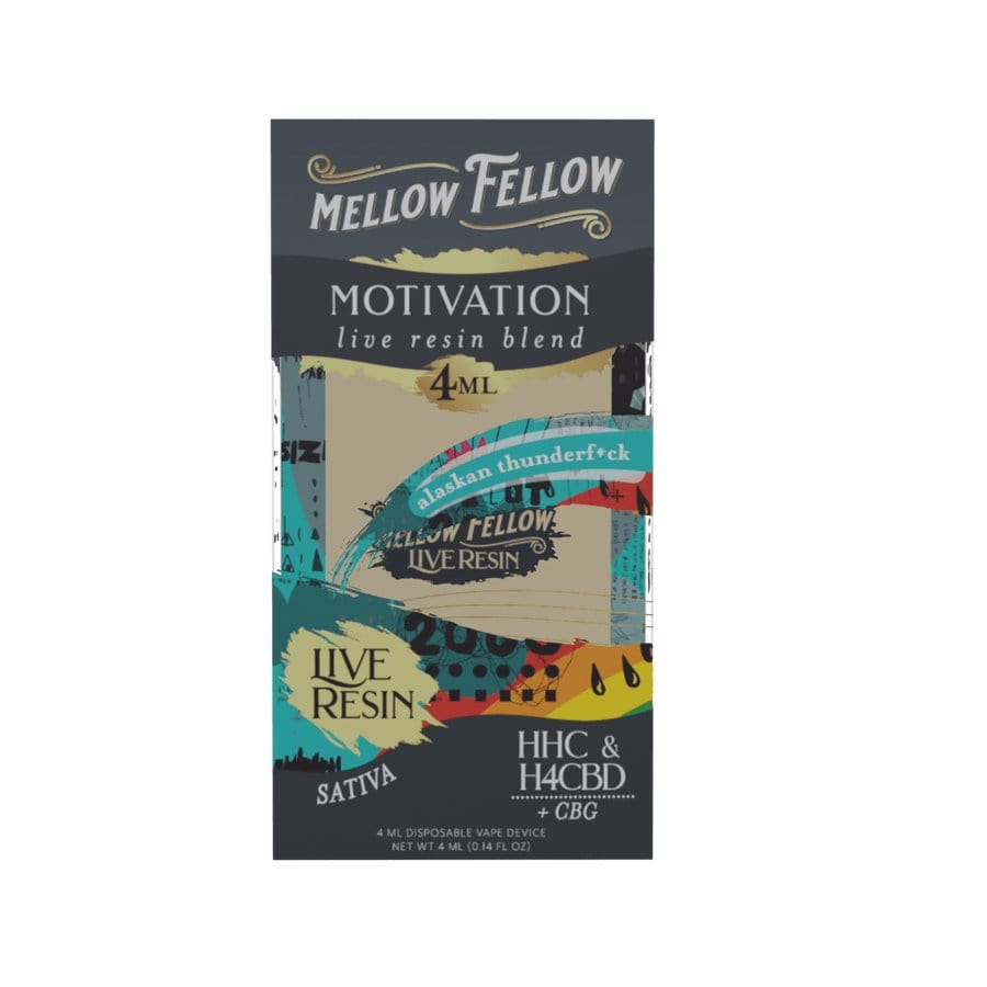 CBDWellnessplus Mellow Fellow- 4ml Live Resin Disposable Vape