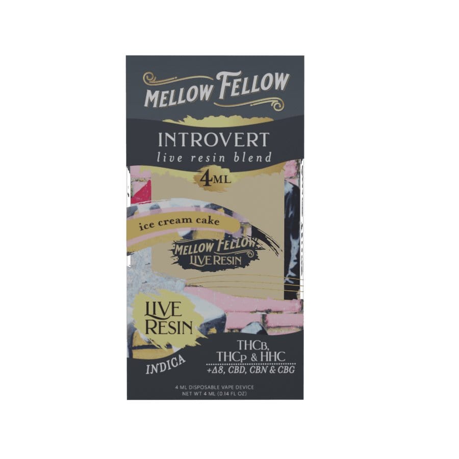 CBDWellnessplus Mellow Fellow- 4ml Live Resin Disposable Vape