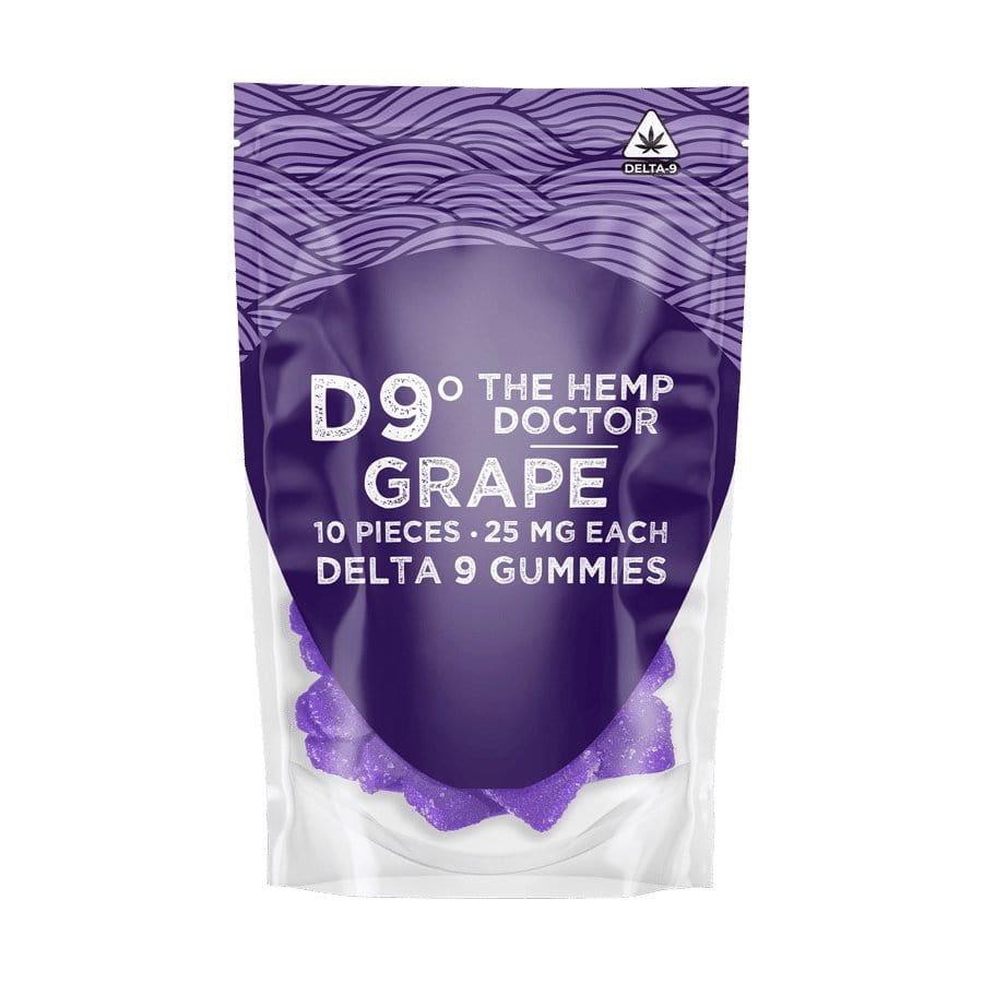 CBDWellnessplus The Hemp Doctor- D9 THC 25mg 10pc Gummies