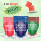 D-9 Gummies- 3 bag Variety Pack