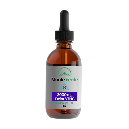 CBDWellnessplus Hemp / 3000mg Monte Verde- Delta 8 Tinctures