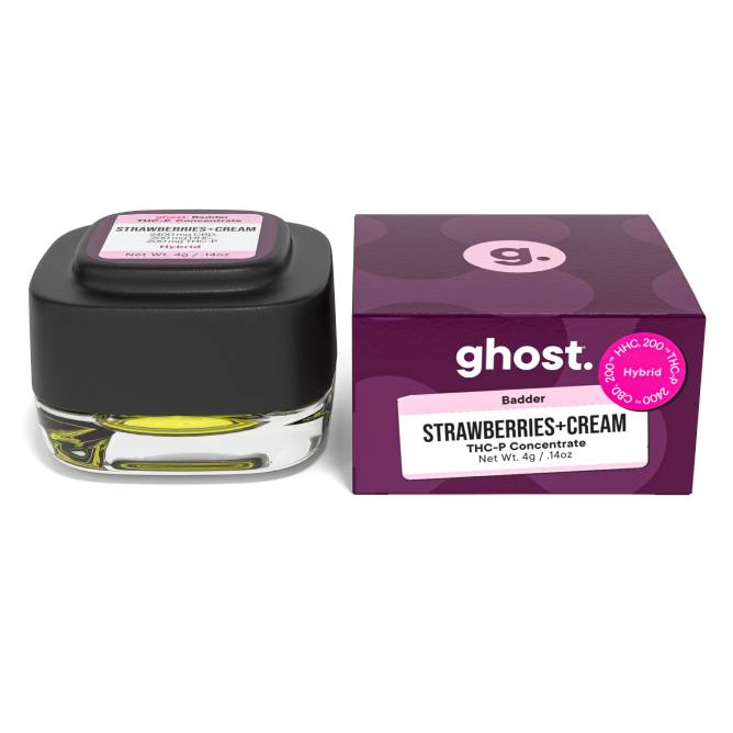 Ghost Wax Badder - Strawberries + Cream - CBDWellnessplus